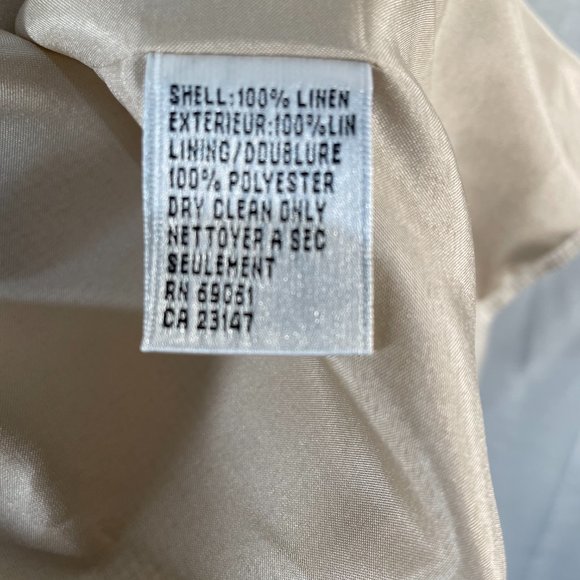 Talbots Petits Linen Blazer - Picture 7 of 7